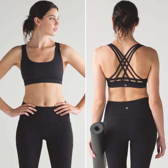 lululemon athletica Other - EUC | Lululemon Energy Bra (Peek) *Luxtreme | In Black | Size US 4